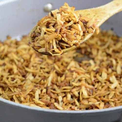 How to toast coconut Toasted Coconut Flakes Chef Lola's Kitchen