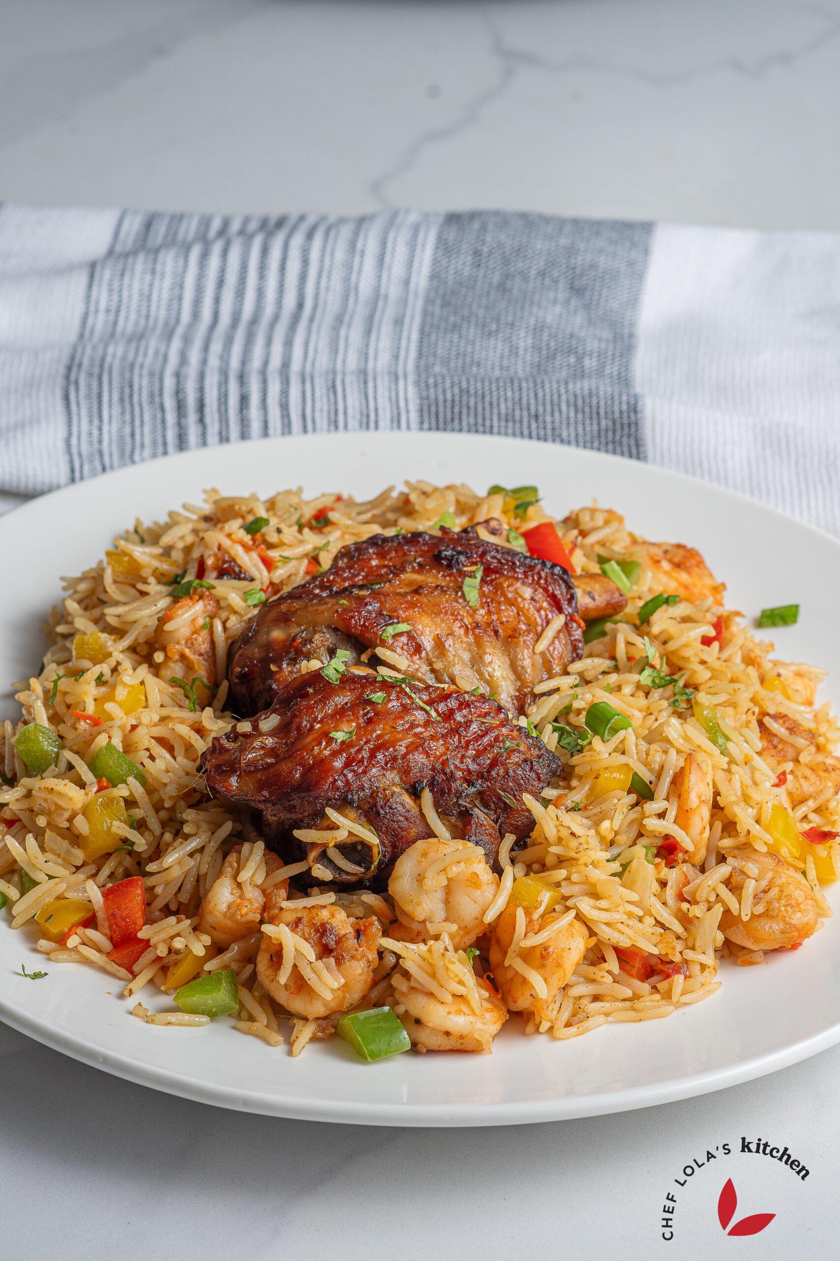 Coconut shrimp rice with a creamy and aromatic sauce, anyone will enjoy this.