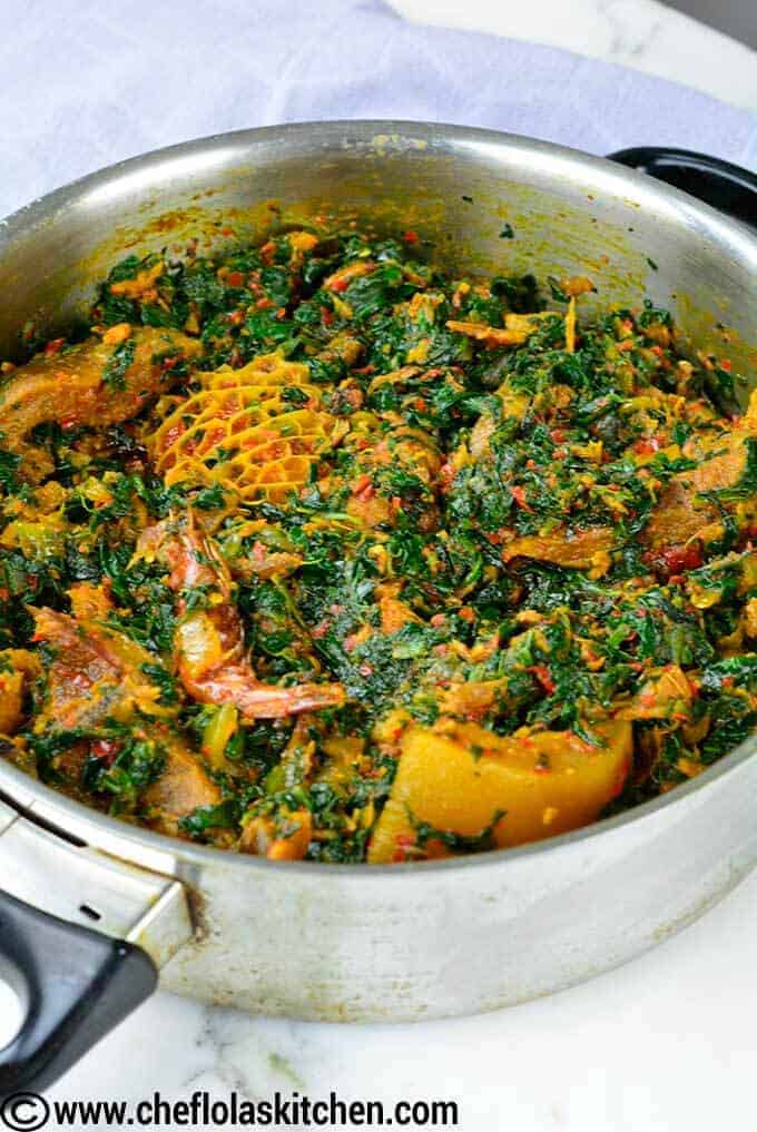 Spinach Stew (Efo Riro) - Chef Lola's Kitchen