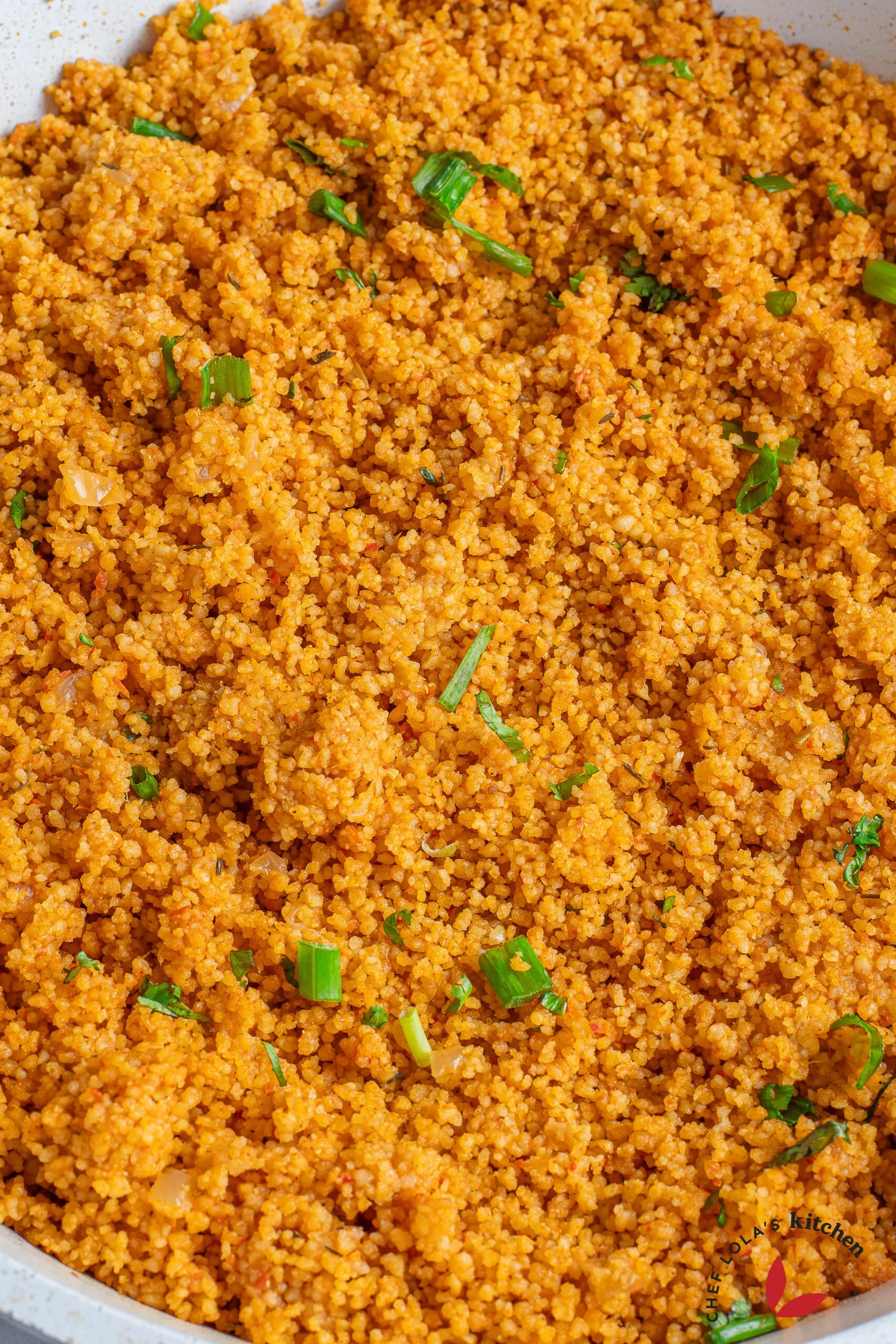 Delicious and hearty Jollof couscous dish, perfect for a flavorful meal