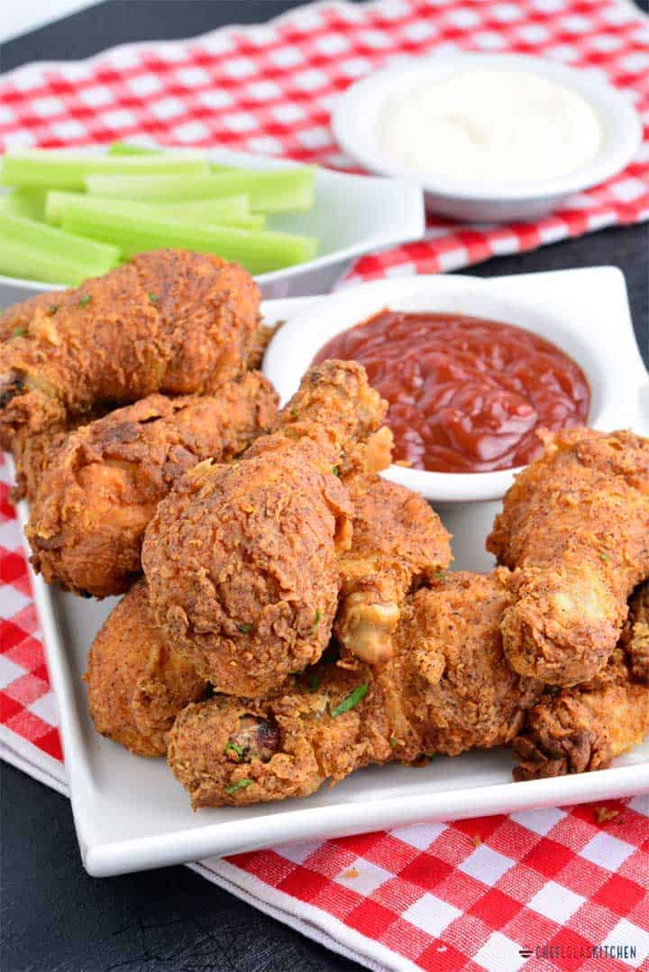 Crispy Fried Chicken Drumsticks | Chef Lola's Kitchen