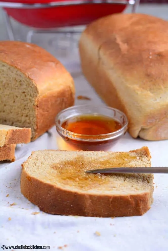 HONEY WHEAT SANDWICH BREAD — THE REGULAR CHEF