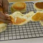 Bread Rolls in a pan.