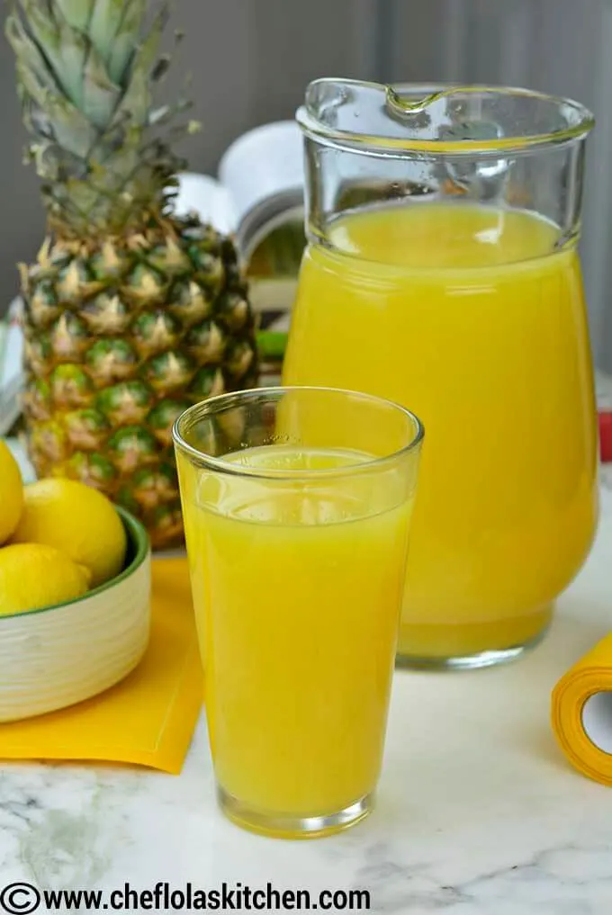 Easy Homemade Pineapple Ginger Juice Recipe 2024 - AtOnce