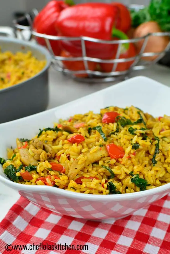 easy one post chicken and rice