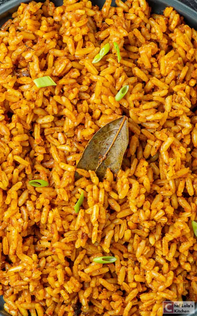 Nigerian Jollof Rice Chef Lola's Kitchen (Video)