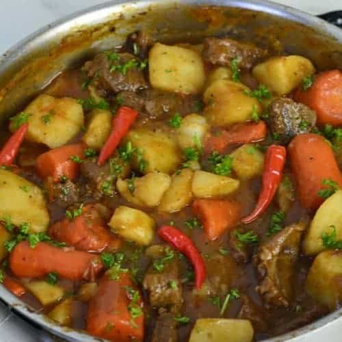 Stewed Beef Potatoes Chef Lola's Kitchen