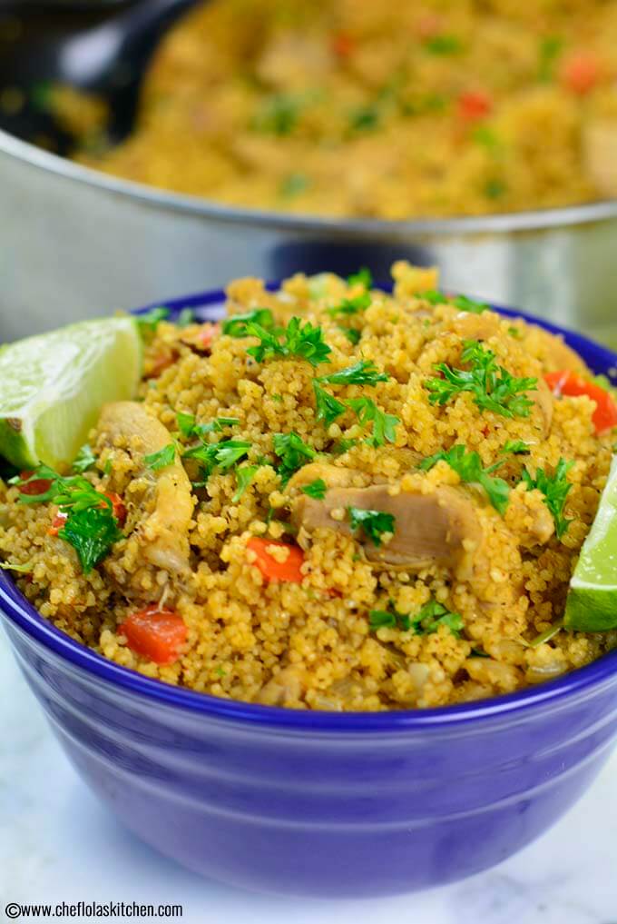 Chicken and Vegetable couscous Chef Lola's Kitchen