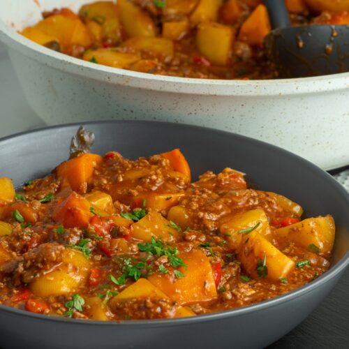 A perfect and delicious Ground beef, potatoes, and carrot recipe