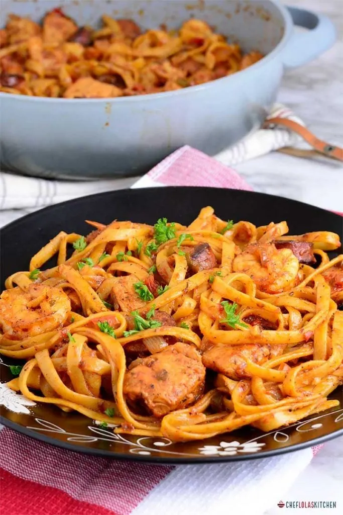 Jambalaya Pasta Chef Lola S Kitchen