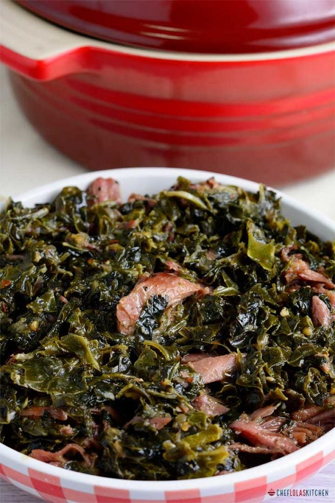 Southern Collard Greens with Smoked Turkey Legs | Collard Greens Recipe ...