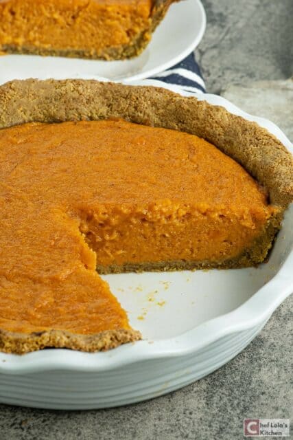 Delicious Homemade Sweet Potato Pie - Chef Lola's Kitchen