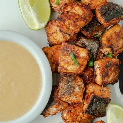 Salmon Bites 3 ways with Dipping Sauce Chef Lola's Kitchen