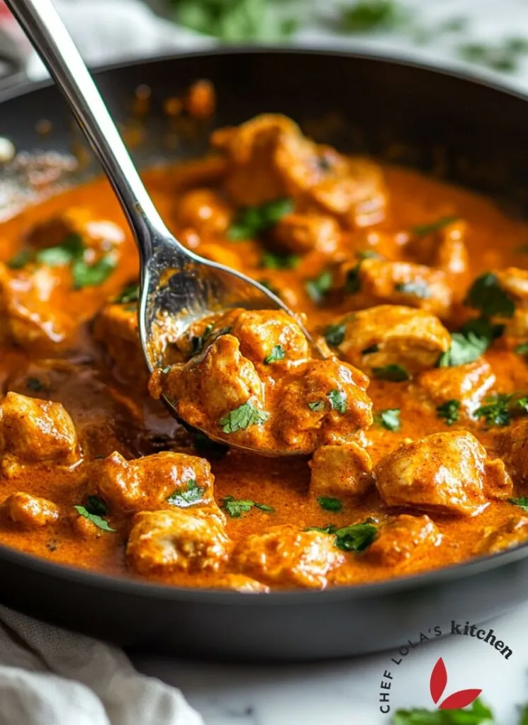 Hearty Hungarian stew with chicken, paprika, and vegetables in a flavorful broth