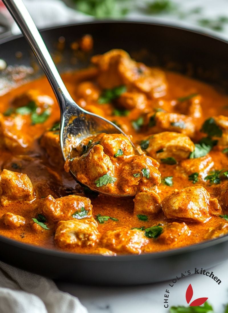 Hearty Hungarian stew with chicken, paprika, and vegetables in a flavorful broth