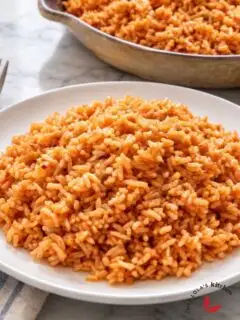 Easy Mexican rice recipe with rich tomato base