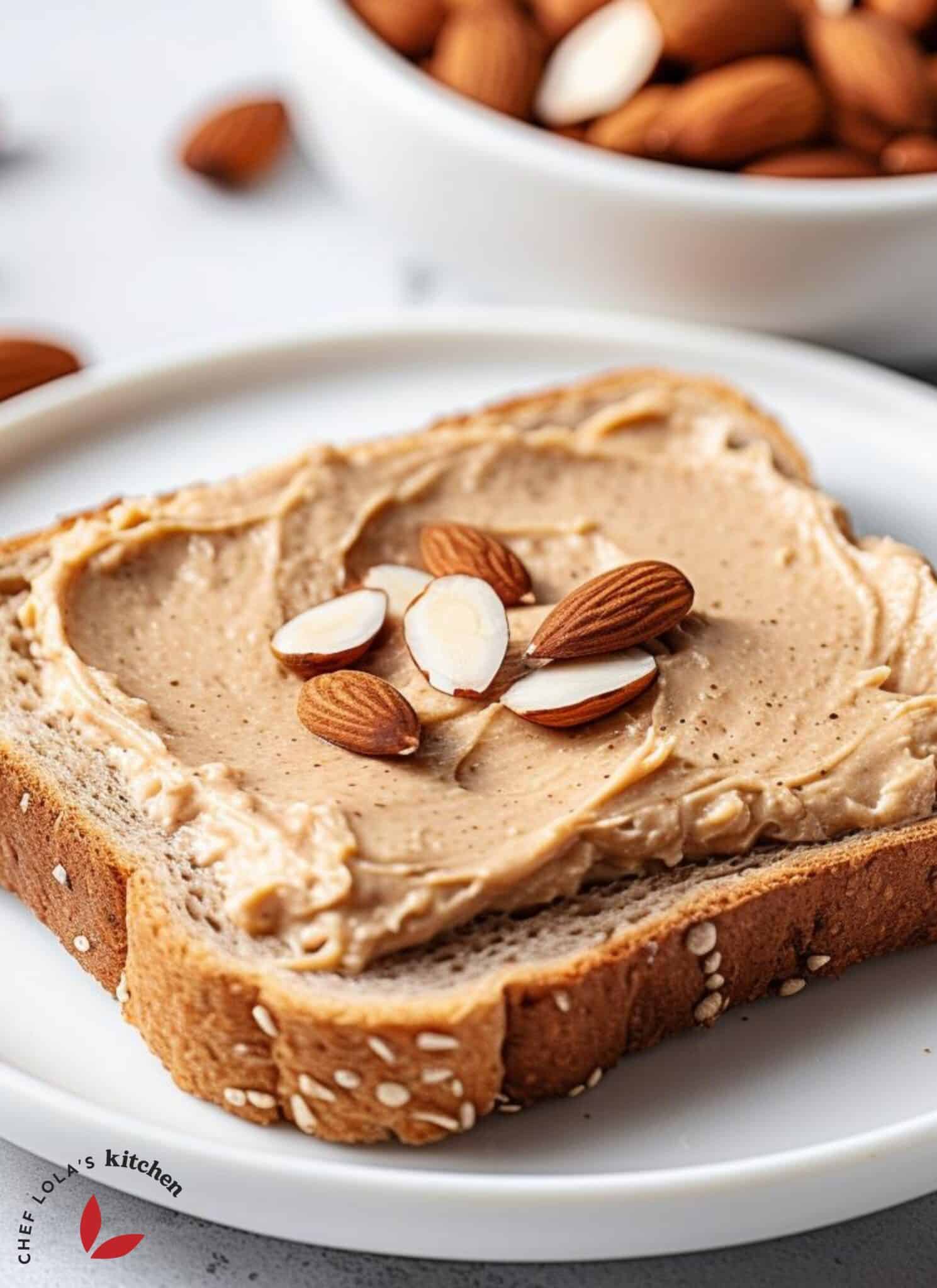 Creamy Homemade Almond Butter Recipe - Chef Lola's Kitchen