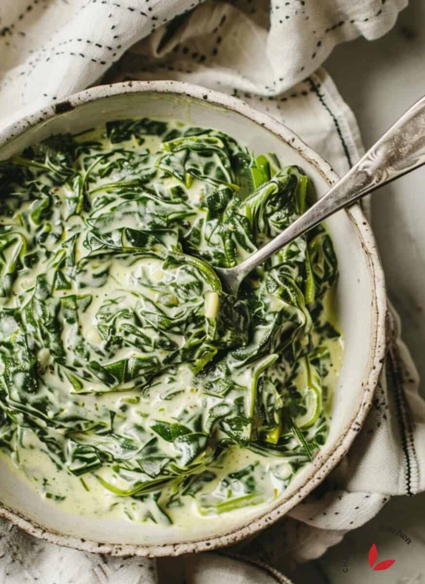 Delicious and Easy Creamed Spinach Recipe - Chef Lola's Kitchen