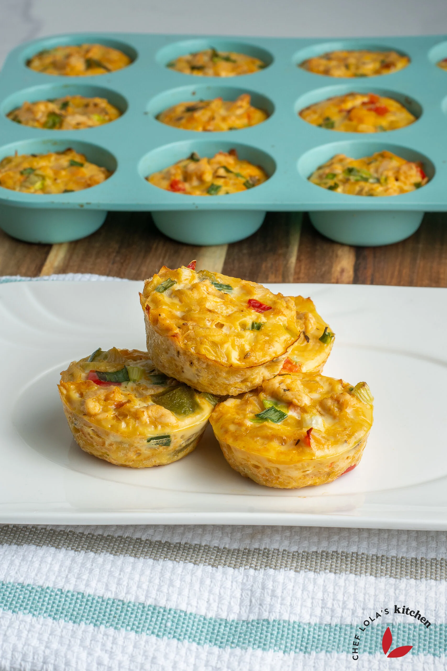 Tasty Muffin-sized frittatas packed with sausage, potatoes, and eggs, ideal for a protein-packed breakfast