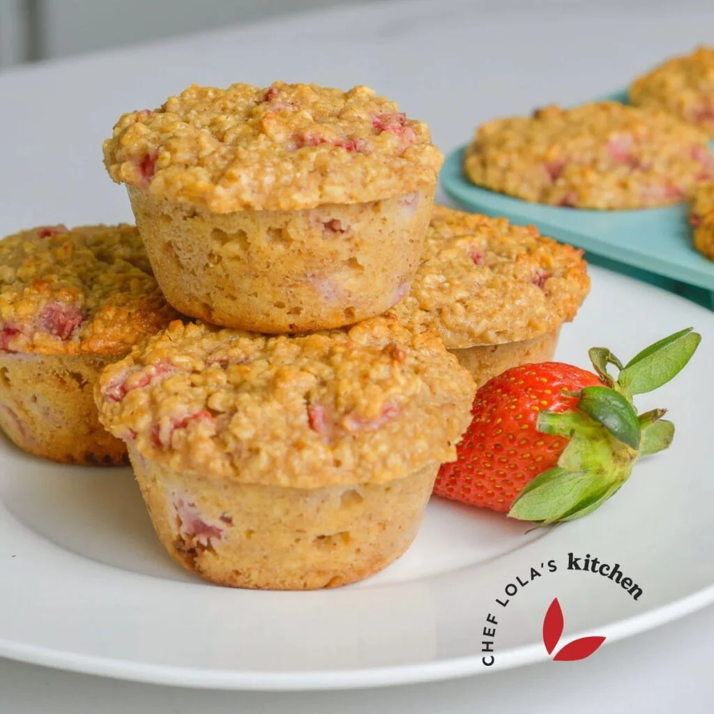 Moist and flavorful oat muffin, perfect for a snack, dessert, or coffee break treat