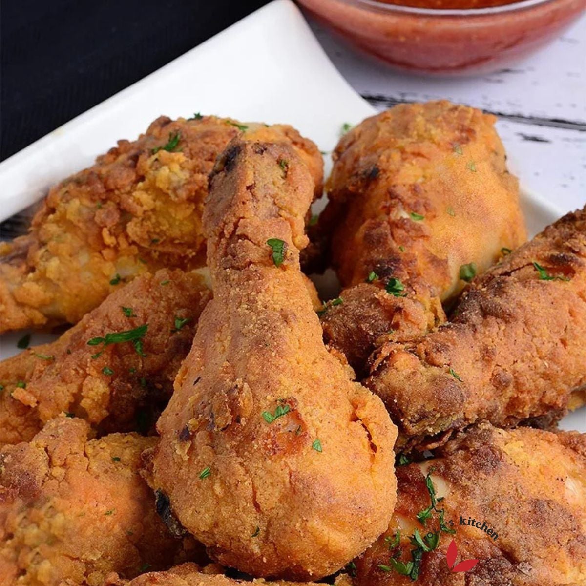 Crispy Air Fryer Fried Chicken - Chef Lola's Kitchen