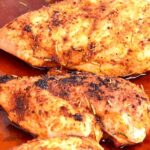 Freshly baked chicken Breasts