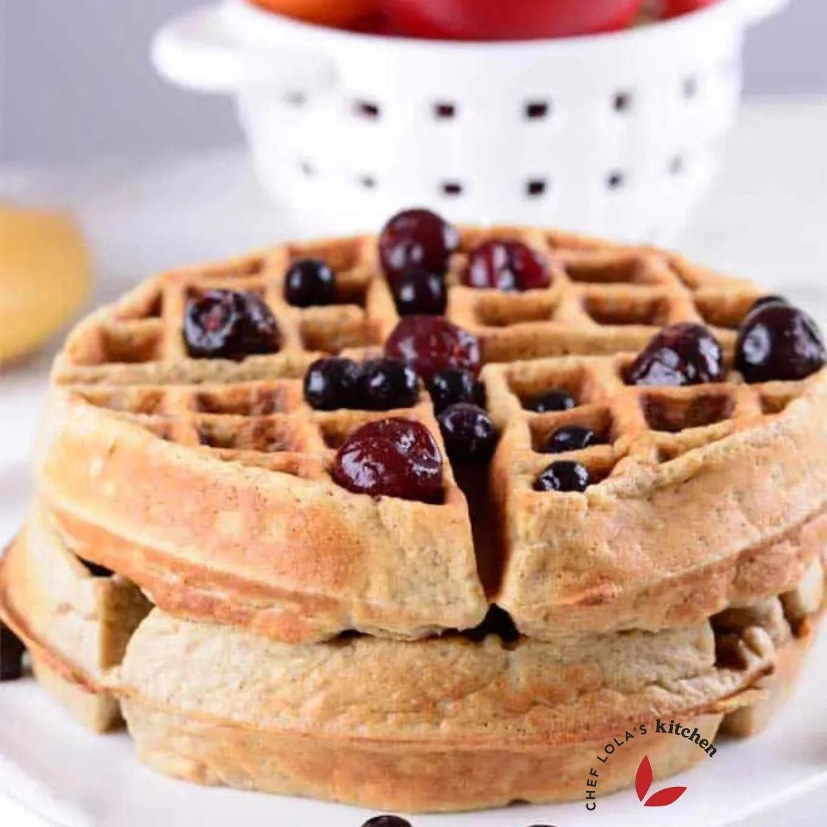 Banana Oatmeal Waffle