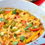 chicken stir fry with bell peppers