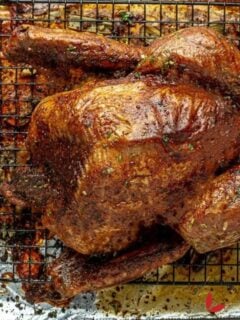 Turkey roasted to perfection