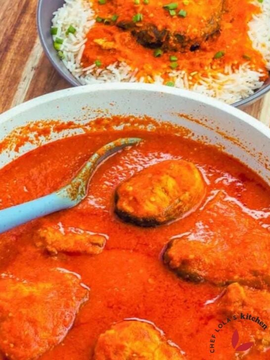 Imoyo also known as omi obe or fish stew