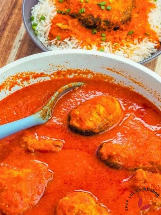 Imoyo also known as omi obe or fish stew