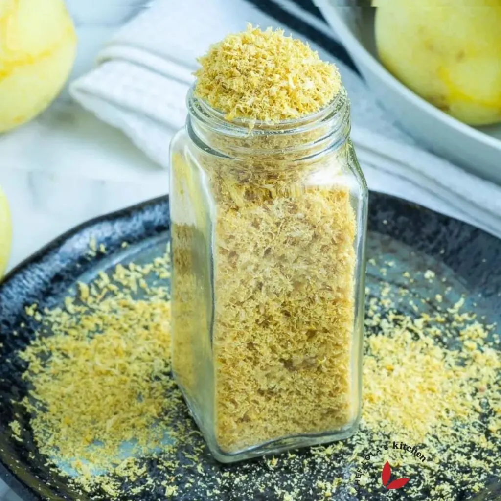 Dried lemon peel
