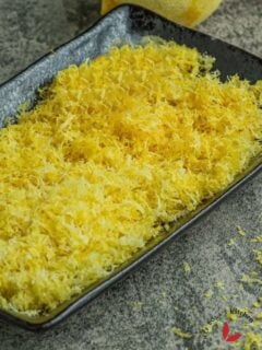Lemon zest