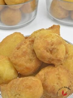 Golden fried Nigerian buns