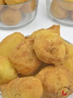 Golden fried Nigerian buns