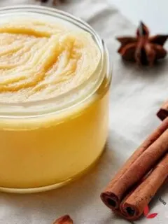 Niter Kibbeh - Ethiopian spiced Clarified butter in a glass jar