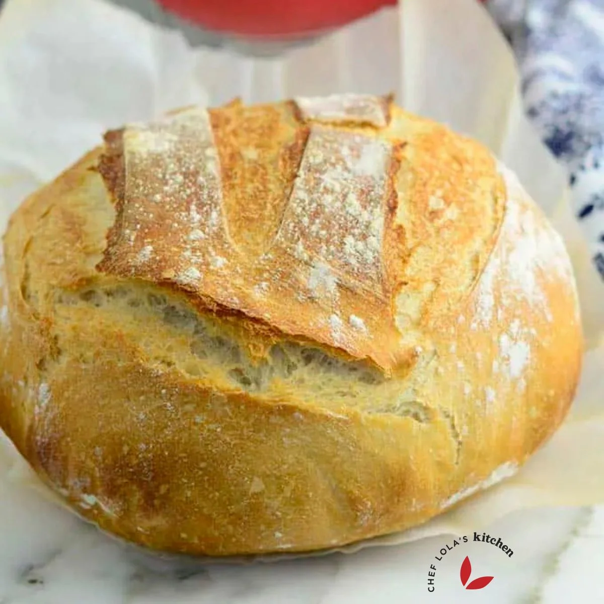 No-knead Dutch Oven Bread