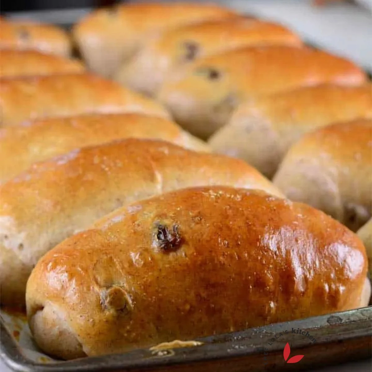 These raisin bread rolls are hard to resist