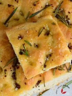 Freshly baked Focaccia Bread