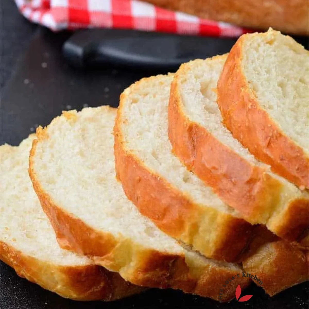 freshly baked No-knead Sandwich Bread