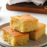 Homemade Cornbread served in a plate