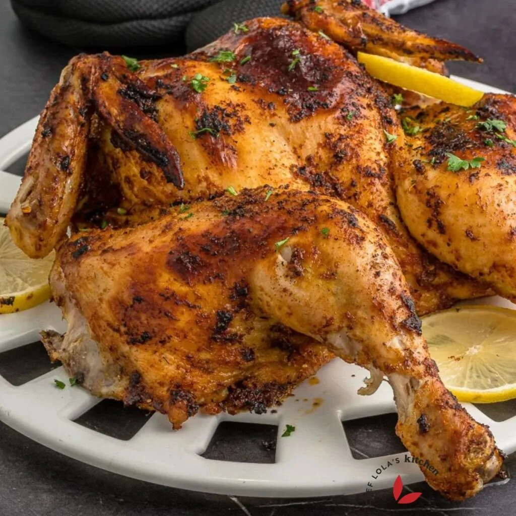 Crispy, Juicy, and Tender Spatchcock chicken