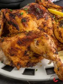 Crispy, Juicy, and Tender Spatchcock chicken