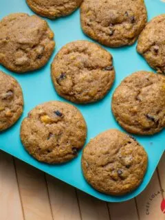 Semolina Banana Muffins with a golden crust and soft, banana-filled center
