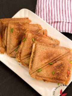 Easy fish toast sandwich recipe made with bread and seasoned fish filling.