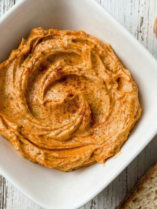 Spicy Cajun butter made with butter and Cajun seasoning